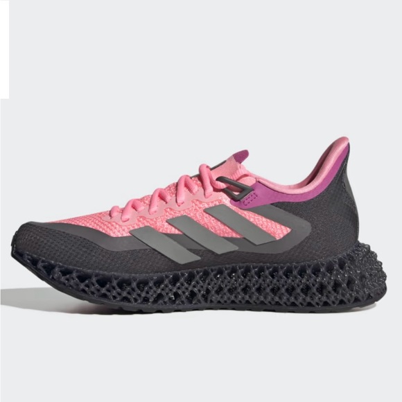 ADIDAS 4DFWD 2 RUNNING SHOES SZ 7 Beam Pink / Silver Metallic / Lucid Fuchsia - Picture 13 of 13